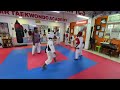 Taekwondo sparring