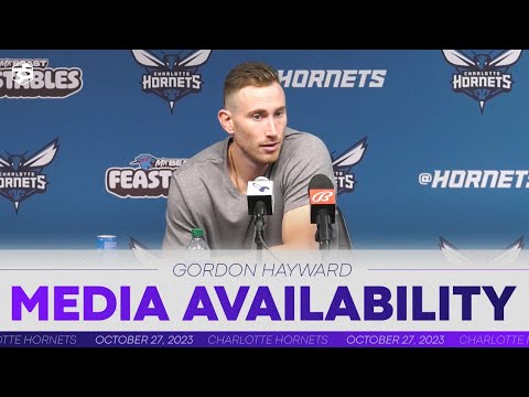 Hornets vs Pistons: Gordon Hayward Postgame Media Availability | 10/27/2023