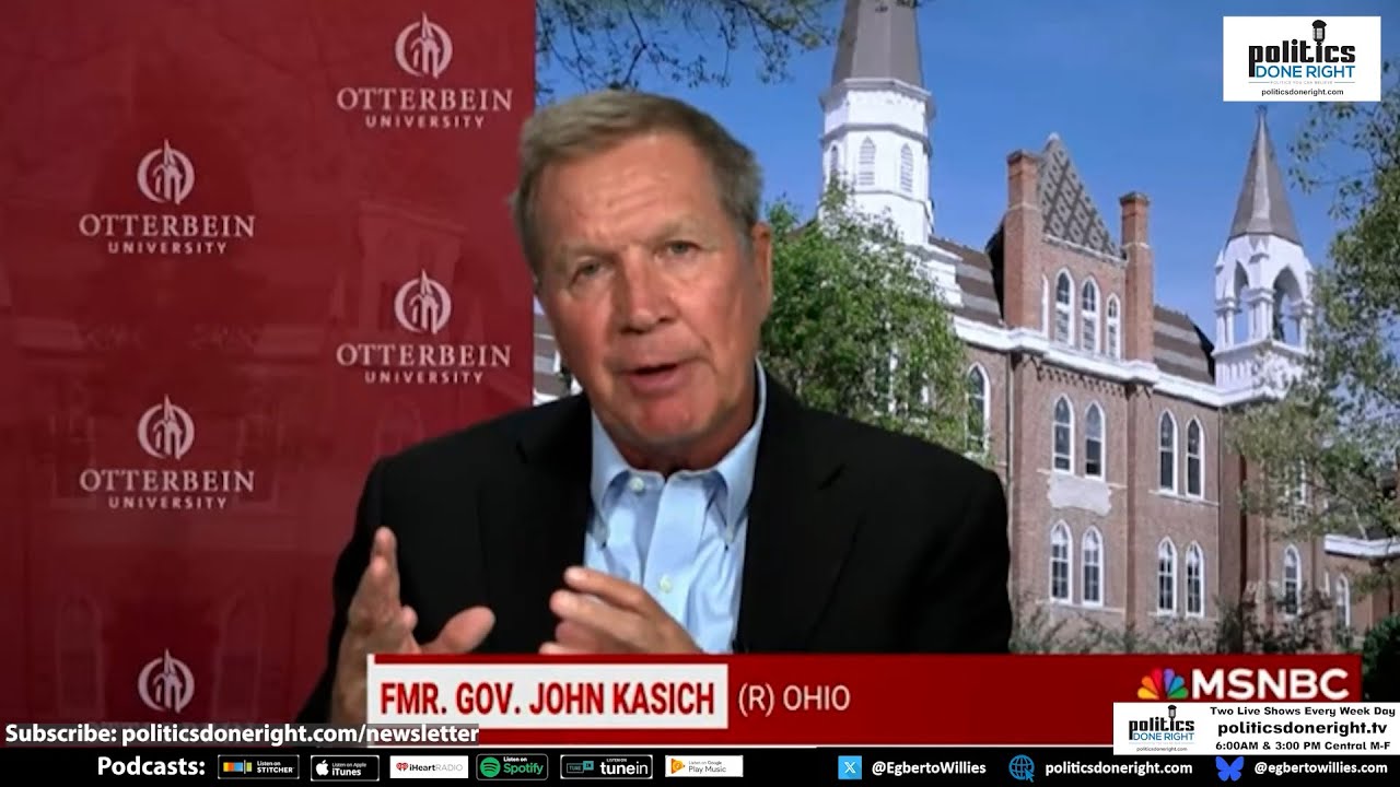 Fmr. Gov. John Kasich (R-OH) has some good advice for Democrats after the Big Beautiful Bill passed.