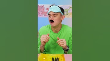 Blindfolded Drawing Challenge! 🎨 Daughter vs. Daddy! 👨‍👧 #kidsvideo #drawing