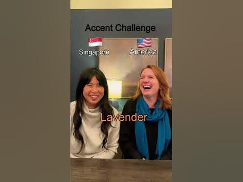 Singapore vs America Accent Challenge - YouTube