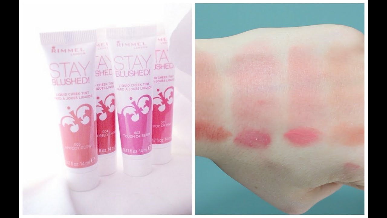 rimmel stay blushed liquid cheek tint