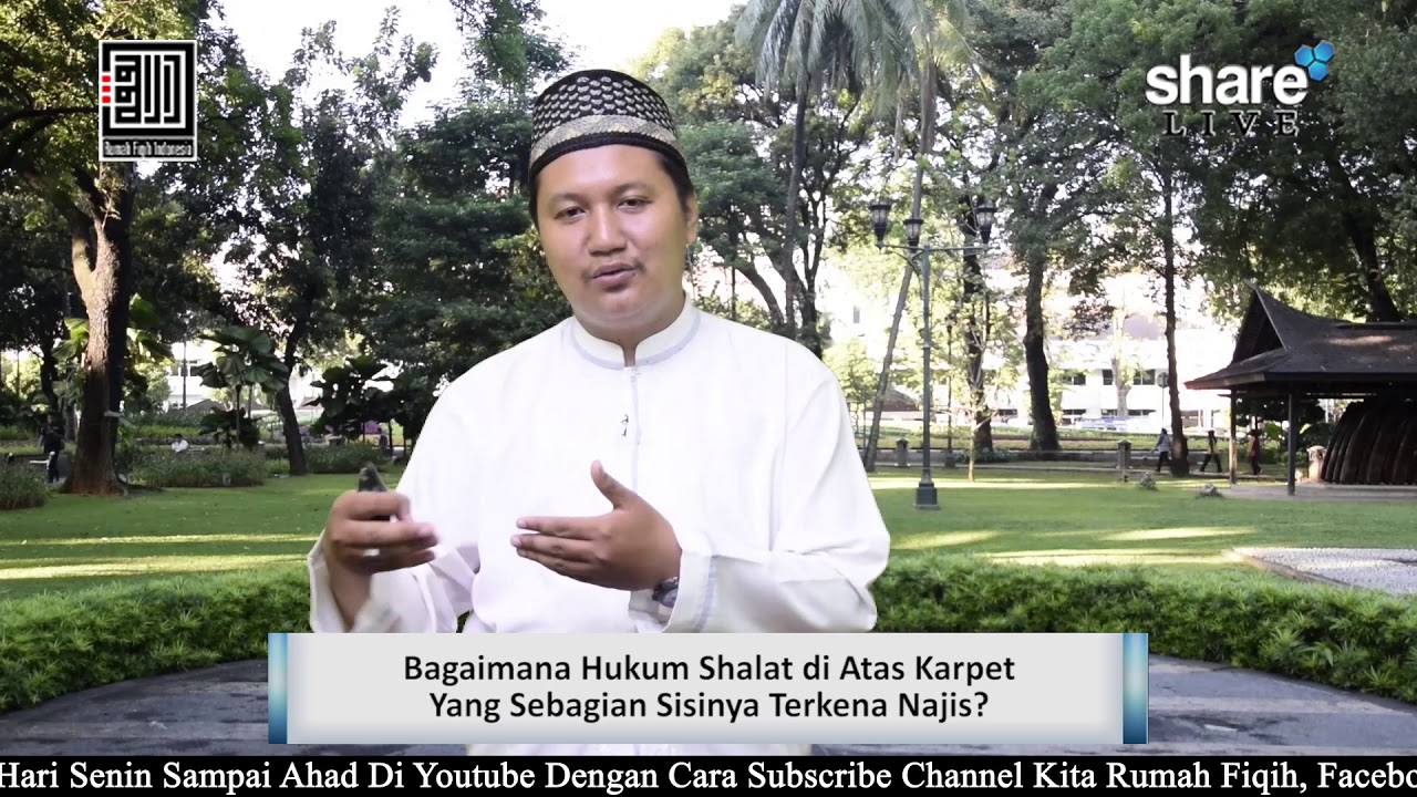 Bagaimana Hukum Shalat di Atas Karpet Yang Sebagian Sisinya Terkena Najis?