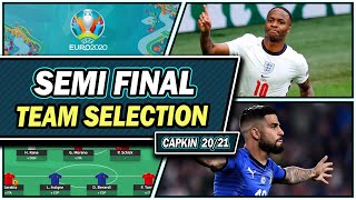 Team Selection | Semi Finals | Players to Transfer | Euro 2020 Fantasy Football | TIPS & GUIDE!