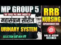 💉 MP Group 5 | RRB | BSF Staff Nurse | URINARY SYSTEM | Class 98 | Nitin Sir | Wisdom Nursing Class