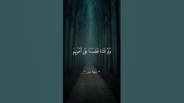 الْيَوْمَ نَخْتِمُ عَلَىٰ أَفْوَاهِهِمْ || تلاوة خاشعة من سورة يس