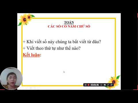 Toán lớp 3 - Tuần 27. Bài dạy: Các số có năm chữ số
