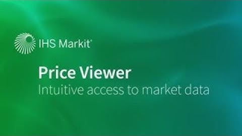 Price Viewer by IHS Markit