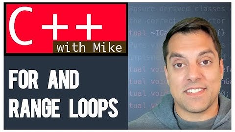 For-loop, ranged based for-loop, while, do-while, and std::fill | Modern Cpp Series Ep. 14
