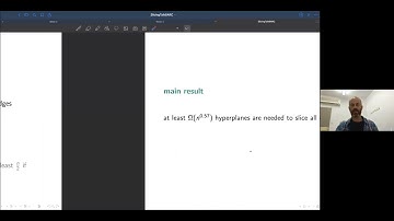 Amir Yehudayoff: Slicing the hypercube is not easy