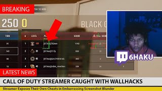 WARZONE STREAMER CAUGHT WITH WALLHACKS!