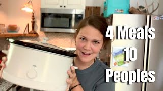 I’m Feeding My Family of 10 With These 4 Crockpot Meals