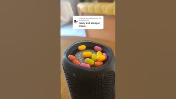 Thumbnail of Jbl bass boosted try  with candy and whipped cream..🤫🤫 #jbl_test
