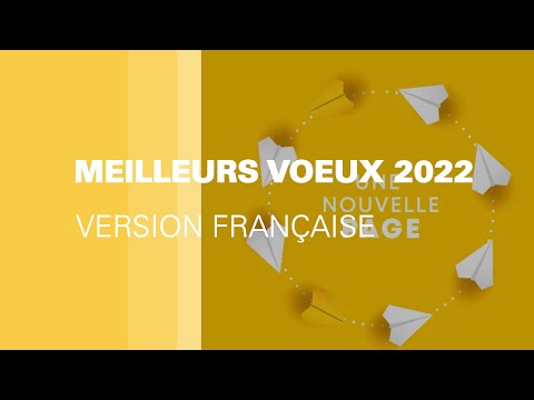 Meilleurs vœux 2022 - Version française