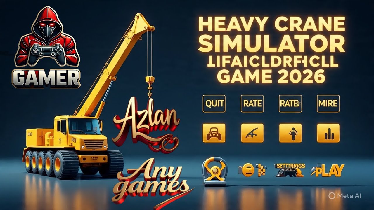 👉Heavy Crane Simulator 2026 | Ultra Realistic Crane Driving Gameplay