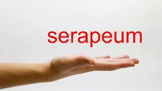 Learn how to say/pronounce serapeum in american english. subscribe for
more videos!