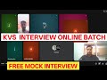 KVS PRT ONLINE FREE INTERVIEW PREPARATION PART 1 | KVS PRT Interview 2026 | #kvsprtinterview #kvsprt