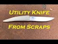 Utility knife from scraps