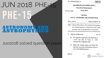 PHE15 Last Year Solved Question Paper | june