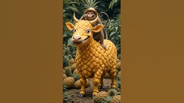 #shorts #aishorts #aivideo #goru #guru #hamba #kuddus #cow #pineapple #monkey