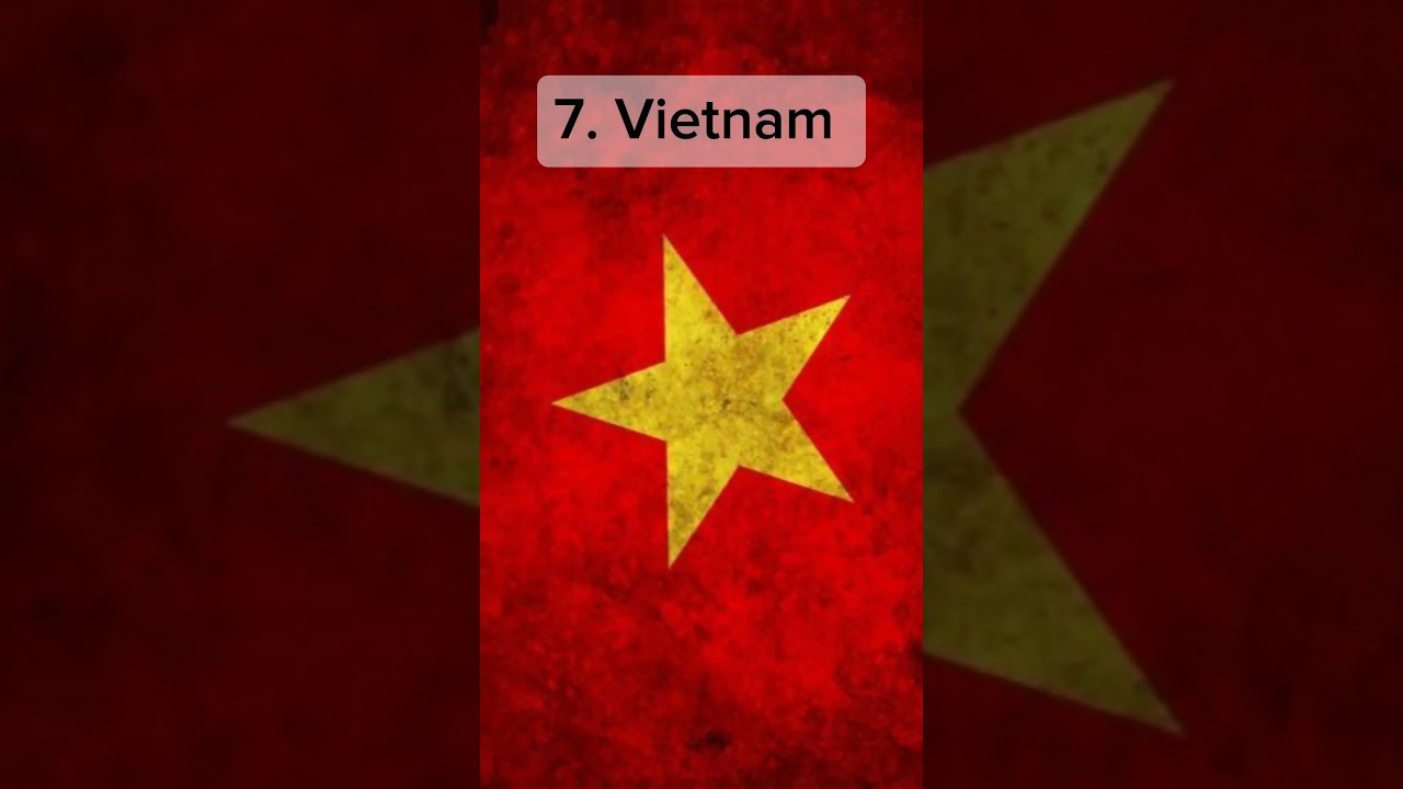 Top 10 Flags with Stars 