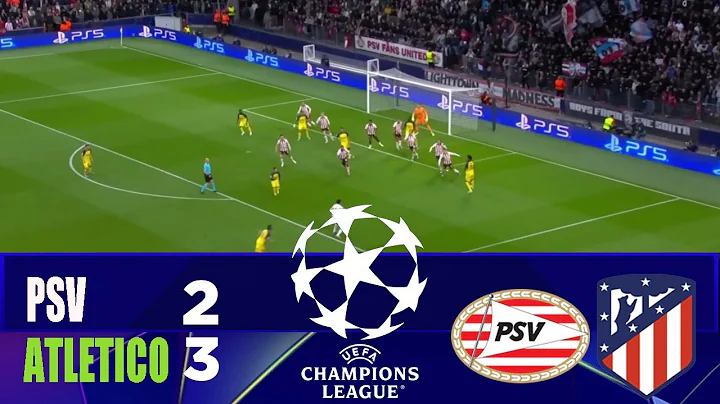 PSV EINDHOVEN vs ATLETICO MADRID 2-3 | 2025 Champions League | Match Highlights