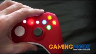 "Sexy Red" Xbox 360 Modded Controller | GamingModz.com