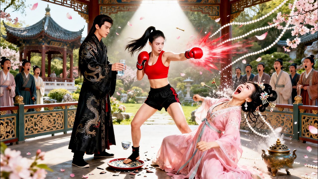 मॉडर्न बॉक्सर एक कमज़ोर राजकुमारी बन जाती है, एक बुरी औरत को सबक,और एक अमीर राजकुमार से शादी करती है