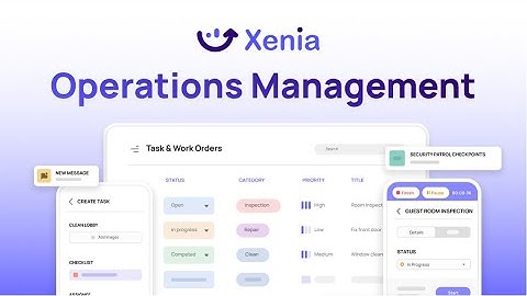 Operations Management Software by Xenia