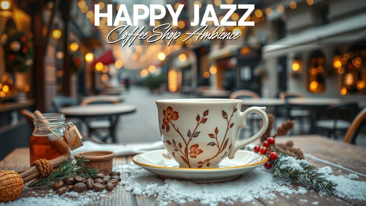Winter Morning Jazz Cafe ❄️ Cozy Coffee Music & Relaxing Bossa Nova Piano