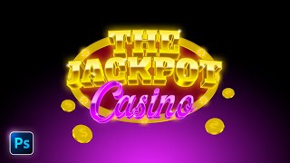 Casino logo design tutorial in photoshop.