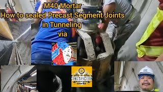 How to Sealed Gap || Precast Segment for Tunneling || TBM