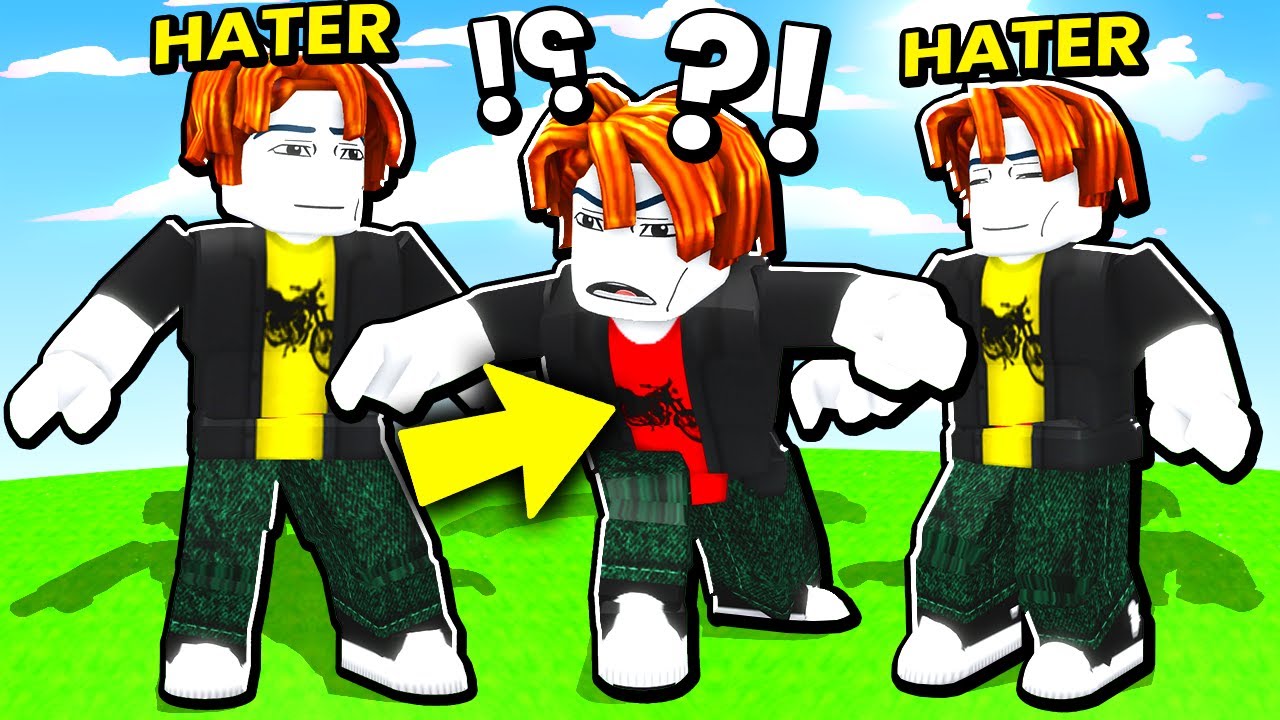 🟨 HATERS DISFARÇADOS DE FÃ ESTAVAM QUERENDO ME ZOAR NO ROBLOX MAIS EU DEI UMA LIÇÃO NELES