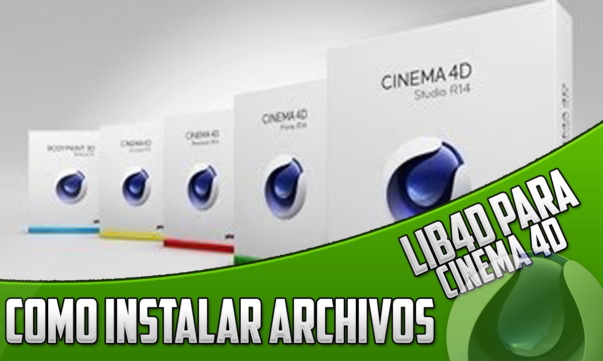Cinema 4d | Como instalar archivos lib4d (Materiales-Texturas) | Todas ...