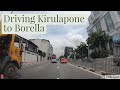 Driving through the streets of Colombo, Kirulapone to Borella