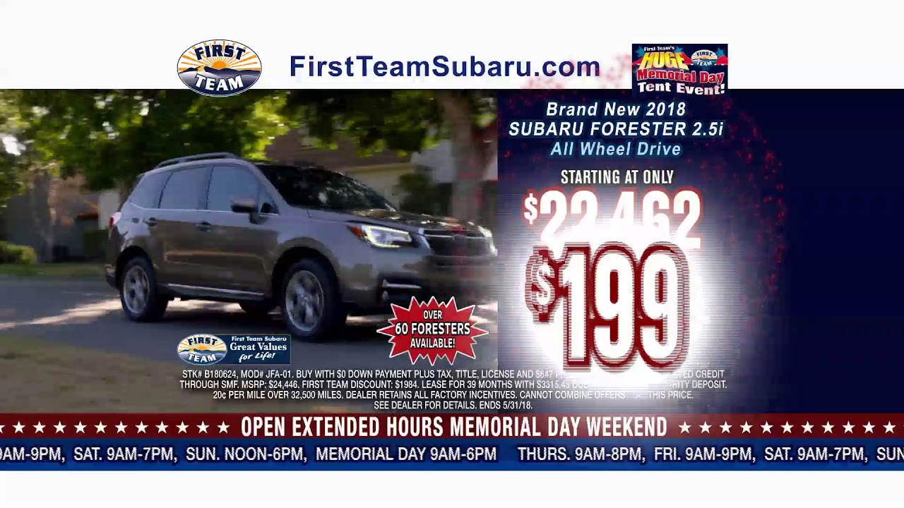 First Team Subaru >> First Team Subaru Huge Memorial Day Tent Event Sale Youtube First Team Subaru >> First Team Subaru Huge Memorial Day Tent Event Sale Youtube