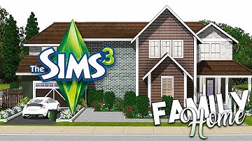 TRADITIONAL FAMILY HOME 🏠 || Sims 3 Speed Build