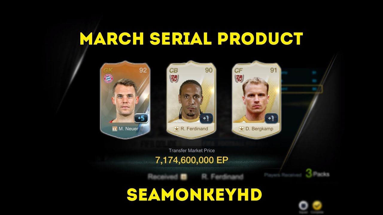 18 BILLION FERDINAND WL March Serial Product FIFA ONLINE 3 강화성공
