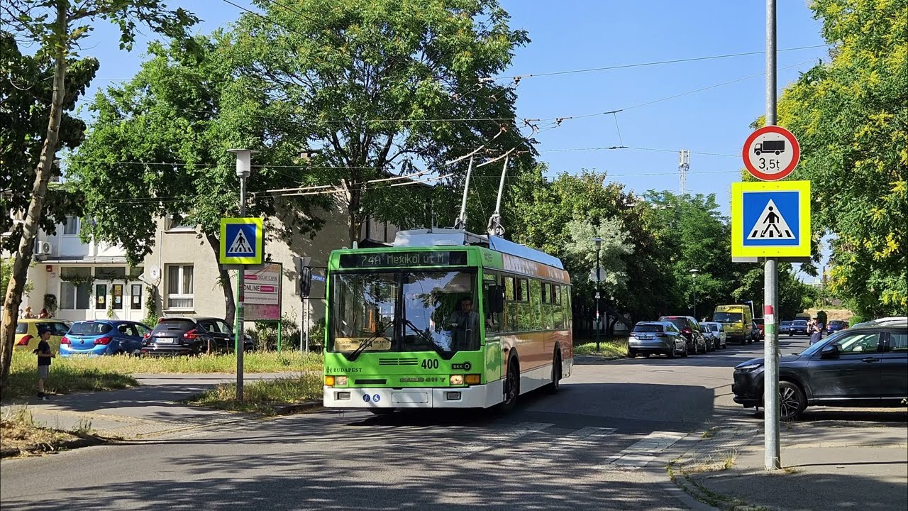 Ikarus 411T #400 - BKV Budapest [Przejazdy + Nagranie] ♪ Kiepe ♪