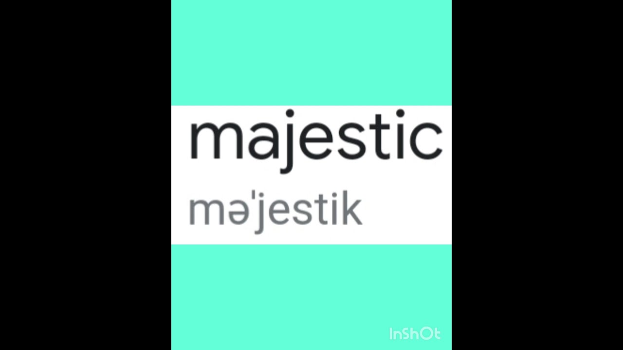 Majestic Meaning In Hindi studystudy YouTube Majestic Meaning In Hindi studystudy YouTube