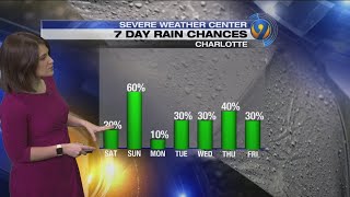 Saturday morning forecast update from Meteorologist Jaclyn Shearer Resimi