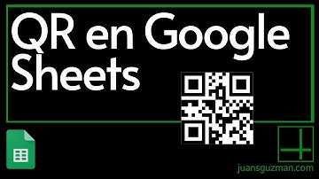 Cómo generar códigos QR en Google SHEETS