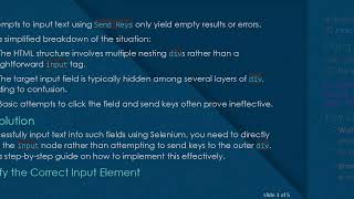 Resolving the Python Selenium Send Keys Issue: How to Input Text in Custom Select Fields