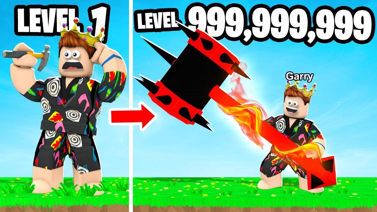 I Found a LEVEL 999,9999,999 ROBLOX HAMMER! Hammer Simulator Part
