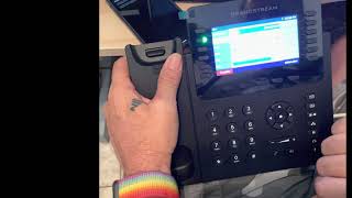 Cancel an attended call transfer on Grandstream GXP phones