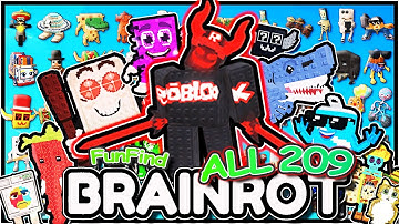✨Find ALL 209 BRAINROTS 🎵Find the Brainrot 209 - Fun Find Game World🎵 | @yulyonroblox | 🎮ROBLOX | 4K
