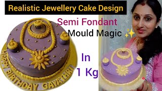 Edible Jewellery Cake Design..Full Tutorial #fondant #jewellery #tutorial #cake #viral