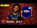 ABRI MAIS DE 100 MIL JOIAS nos TOTS… e VEIO 118+ NA TAG! 🔥 FC Mobile