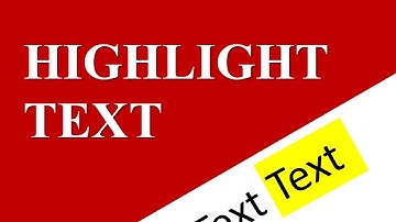 How to highlight text in Latex