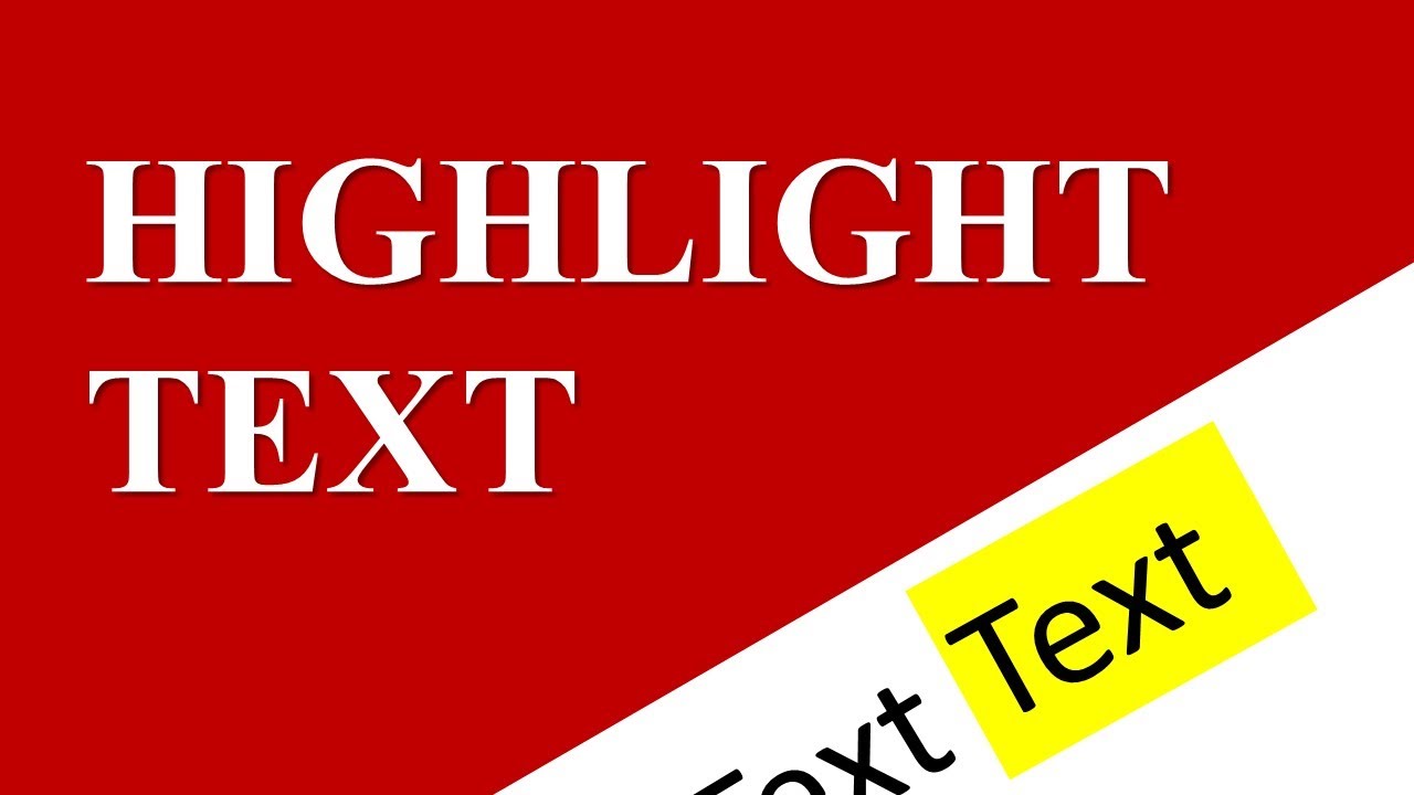 lære brud gys How to highlight text in Latex - YouTube